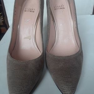 Stuart Weitzman Bead  nappa Curvia leather